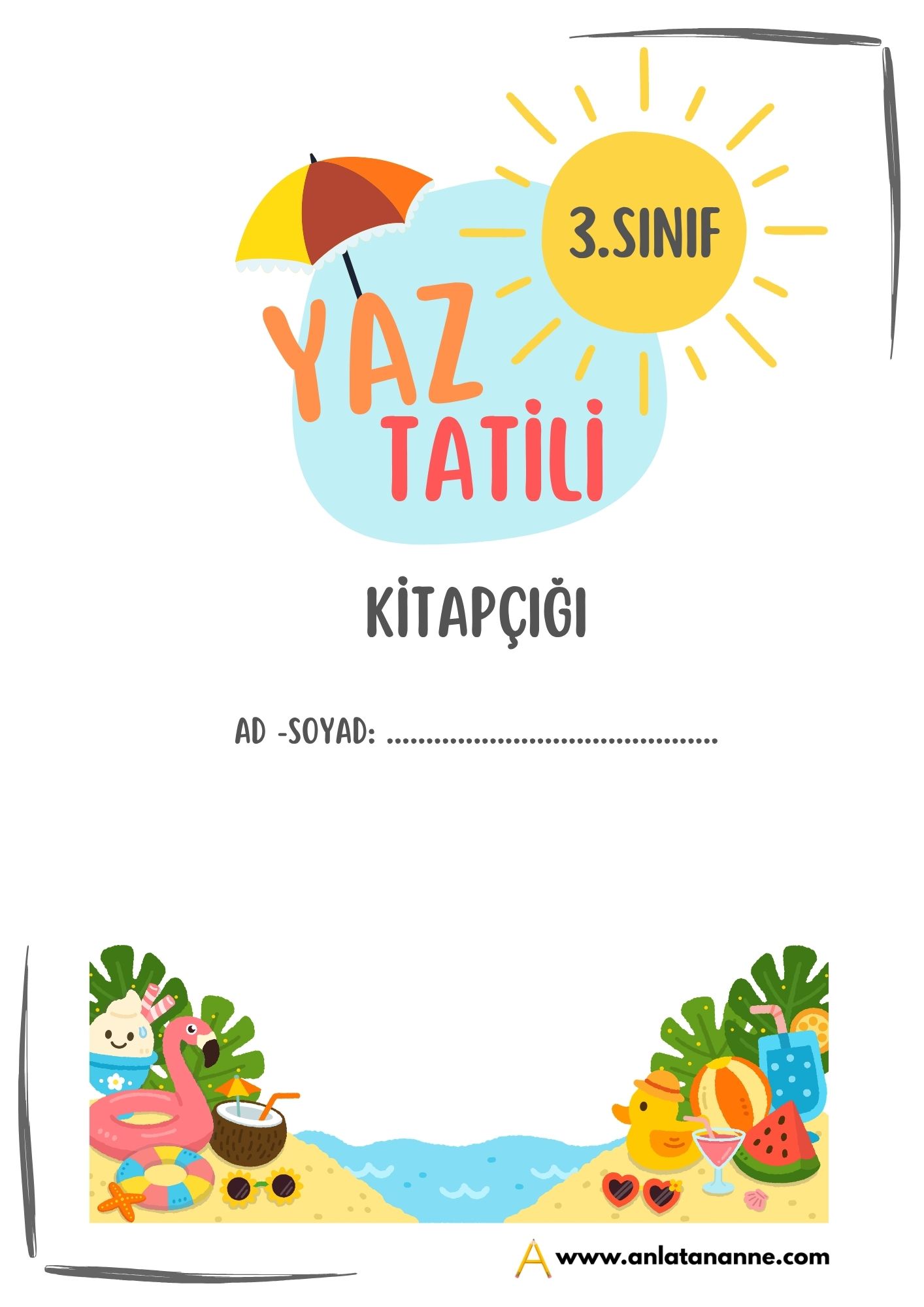3. sınıf yaz tatili kitapçığı
