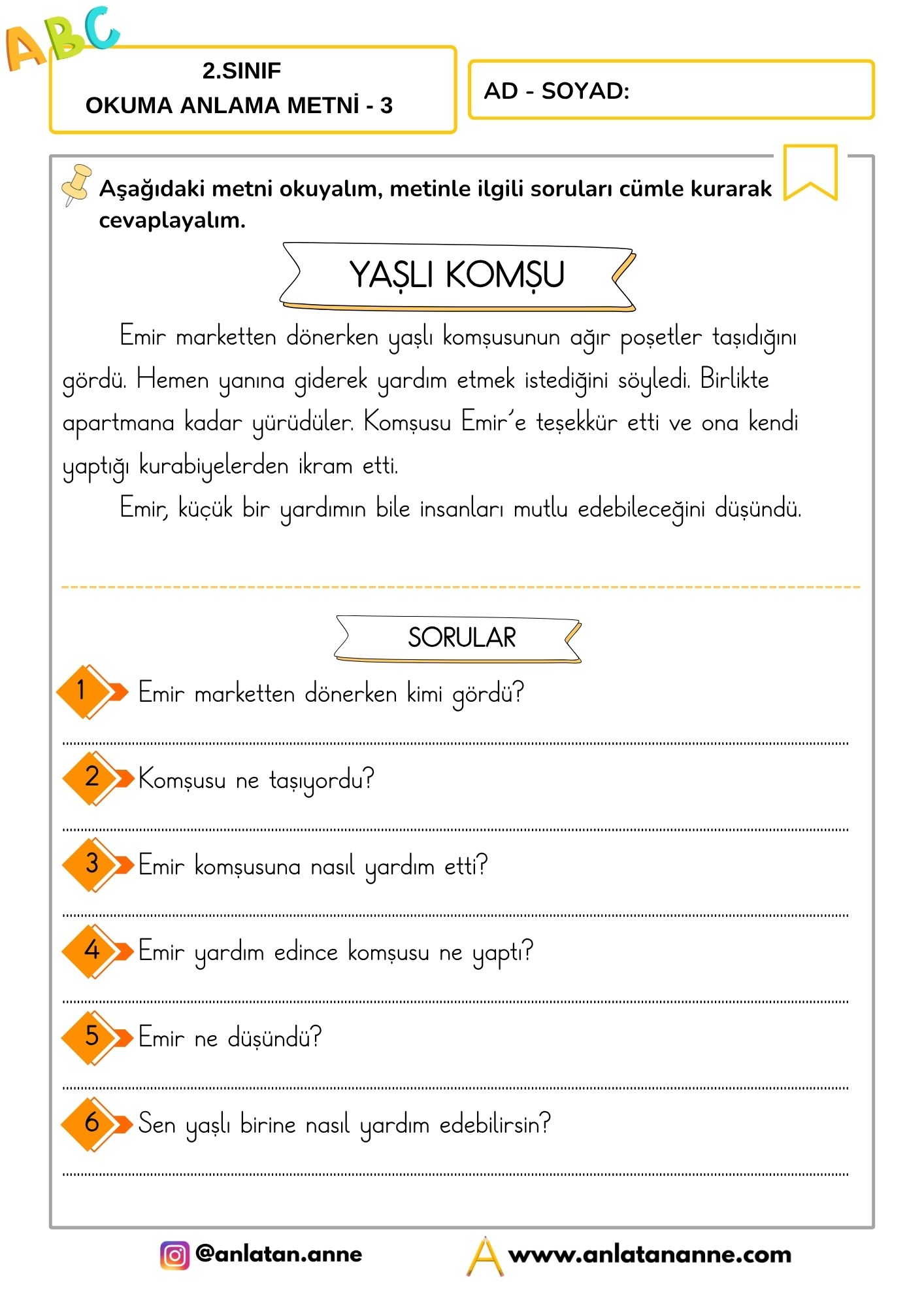 2-sinif-okuma-anlama-etkinlikleri