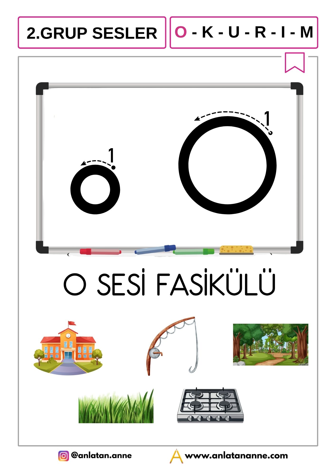 1. sınıf o sesi fasikülü